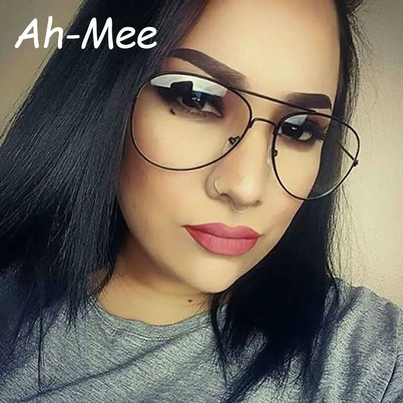Fashion Pilot Eyeglasses Frame Plain Glasses Women Men Vintage Brand Clear Nerd Glasses Alloy Frame Unisex Eyewear High Quality
Fashion Pilot Eyeglasses Frame Plain Glasses Women Men Vintage Brand Clear Nerd Glasses Alloy Frame Unisex Eyewear High Quality