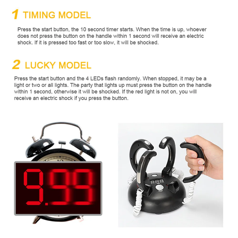 Person - Roulette Lie Detector Electric Polygraph Test Finger Toy Party Drinking Game Funny Tricky Shocking Device