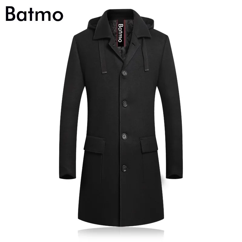BATMO 2018 new arrival winter high quality wool thicked hooded trench coat men,men's winter Hat Detachable jackets 8029
BATMO 2018 new arrival winter high quality wool thicked hooded trench coat men,men's winter Hat Detachable jackets 8029