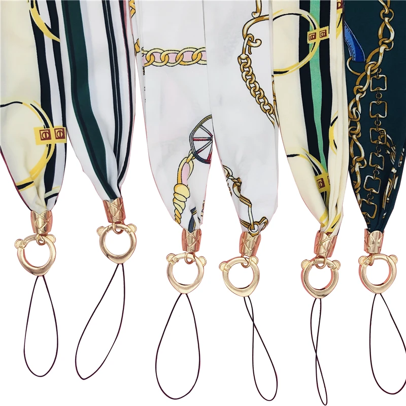 Luxury Chiffon Wide item Neckband Chain lanyard Stripe Print for Key ID Card Gym Mobile Phone with USB Badge Clip DIY Lanyard
Luxury Chiffon Wide item Neckband Chain lanyard Stripe Print for Key ID Card Gym Mobile Phone with USB Badge Clip DIY Lanyard