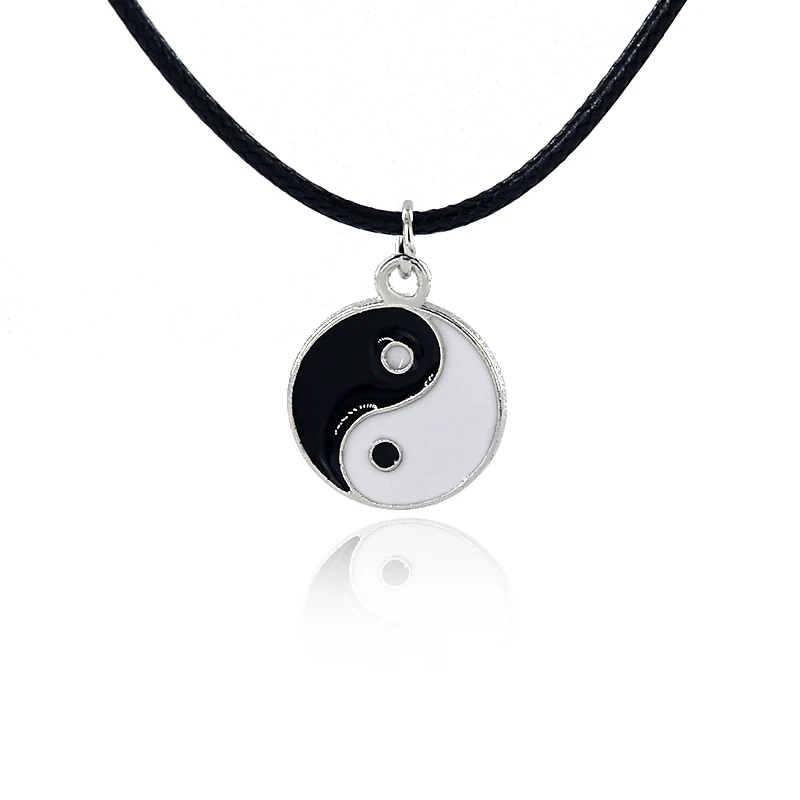 Yin Yang Pendant Necklace Black White Couple Sister Friendship Fashion Jewelry Unique Gifts for Women Enamel
Yin Yang Pendant Necklace Black White Couple Sister Friendship Fashion Jewelry Unique Gifts for Women Enamel