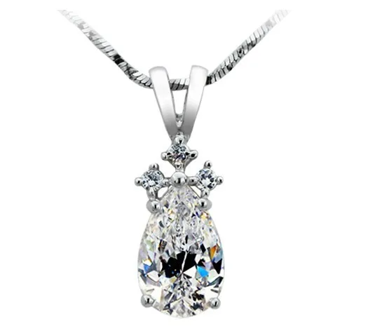 2 Carat Water Drop Luxury SONA Synthetic Diamonds Engagement Pendant Necklace Vintage Pendant Solid 925 Sterling Silver Chain
2 Carat Water Drop Luxury SONA Synthetic Diamonds Engagement Pendant Necklace Vintage Pendant Solid 925 Sterling Silver Chain