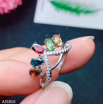 KJJEAXCMY Fine jewelry 925 pure silver inlaid natural tourmaline female ring crown
KJJEAXCMY Fine jewelry 925 pure silver inlaid natural tourmaline female ring crown