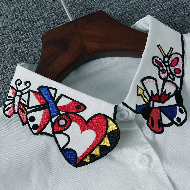 YSMILE Y New Design Women Fashion Personality Colorful Embroidery Fake Collar Spring Autumn All Match Remove Detachable Collar
YSMILE Y New Design Women Fashion Personality Colorful Embroidery Fake Collar Spring Autumn All Match Remove Detachable Collar