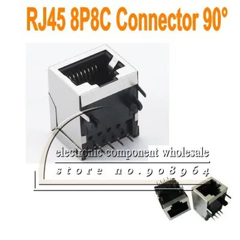 100pcs/lot rj45 Shielded Shielding Network PCB Jack 8P8C crystal female socket 90 degree Lan connector 8 pins
100pcs/lot rj45 Shielded Shielding Network PCB Jack 8P8C crystal female socket 90 degree Lan connector 8 pins