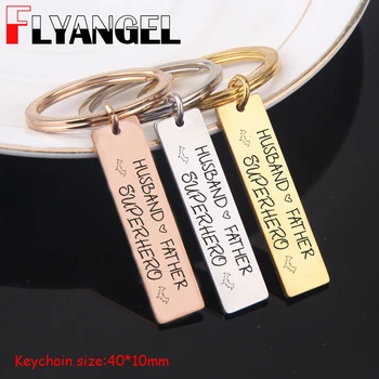 FLYANGEL New Fashion Engraved Keychain Husband Father Superhero Keyring Bag Charm Jewelry Car Key Tag For Father HUsband Gifts
FLYANGEL New Fashion Engraved Keychain Husband Father Superhero Keyring Bag Charm Jewelry Car Key Tag For Father HUsband Gifts