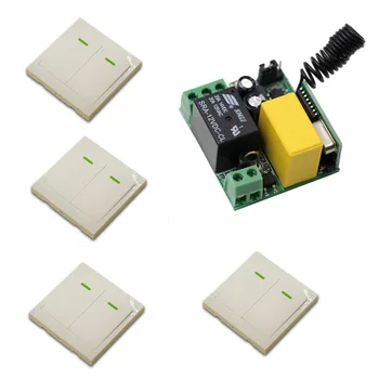 Smart Home AC 220V 1CH 10A Relay Mini Receiver Wireless Panel Wall Transmitter Remote Control for Room Living Room Bedroom
Smart Home AC 220V 1CH 10A Relay Mini Receiver Wireless Panel Wall Transmitter Remote Control for Room Living Room Bedroom