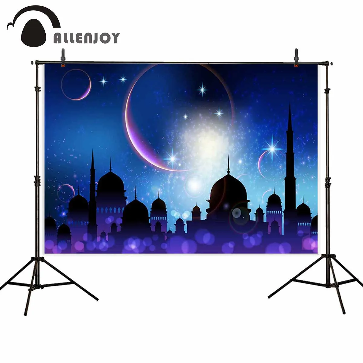 Allenjoy Ramadan Kareem Eid Mubarak photographic backdrop bokeh Islam Mosque tower purple moon star backgrounds photography
Allenjoy Ramadan Kareem Eid Mubarak photographic backdrop bokeh Islam Mosque tower purple moon star backgrounds photography