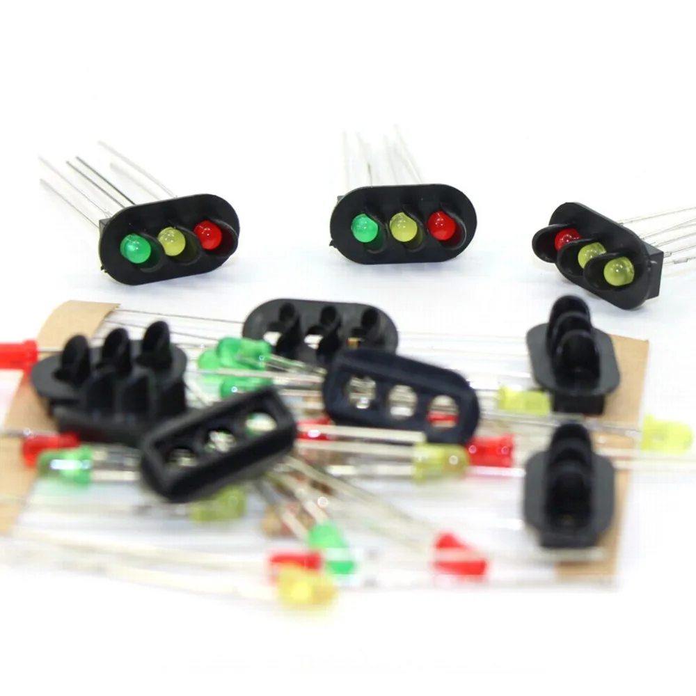 10PCS Signal Heads With 3mm LEDs for railway signals HO or OO Scale NEW JTD08 Led turn signal model building kit
10PCS Signal Heads With 3mm LEDs for railway signals HO or OO Scale NEW JTD08 Led turn signal model building kit