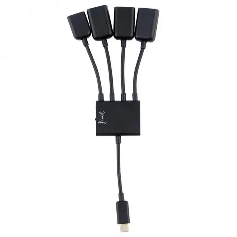 Digital Devices Date Transfer Cable 4 Port Micro USB OTG Hub Cables Connector Spliter for Phone Computer Tablet PC Connect Wire
Digital Devices Date Transfer Cable 4 Port Micro USB OTG Hub Cables Connector Spliter for Phone Computer Tablet PC Connect Wire