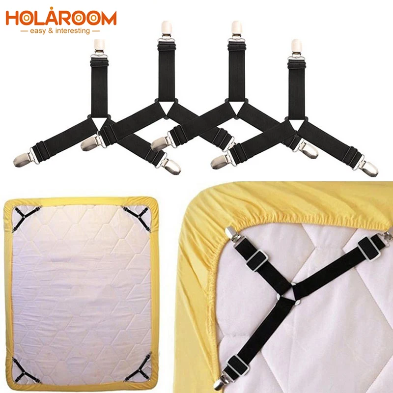 4PCS Bed Mattress Sheet Clips Sheets Holder Straps Suspender Fastener Clips Baby Bedding sheets Holder White Black Sheet Clips
4PCS Bed Mattress Sheet Clips Sheets Holder Straps Suspender Fastener Clips Baby Bedding sheets Holder White Black Sheet Clips