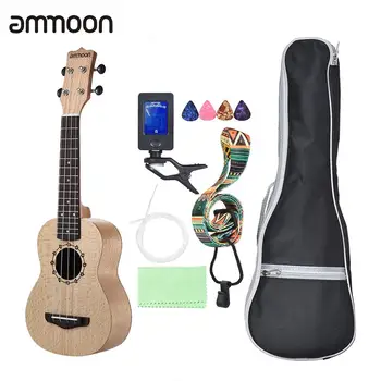 HOT SALE ammoon Soprano Ukelele 21 inch Platanus Body Rosewood Fingerboard Hawaiian Guitar Ukulele Set with Tuner
HOT SALE ammoon Soprano Ukelele 21 inch Platanus Body Rosewood Fingerboard Hawaiian Guitar Ukulele Set with Tuner