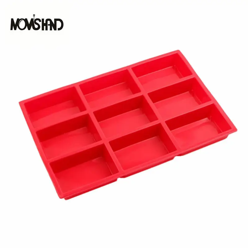 1Pcs Baking Tools 9 Grid Silicone Chocolate Brownie Cake Moulds Biscuit and Ice Cream Mold Baking Pan Tray
1Pcs Baking Tools 9 Grid Silicone Chocolate Brownie Cake Moulds Biscuit and Ice Cream Mold Baking Pan Tray