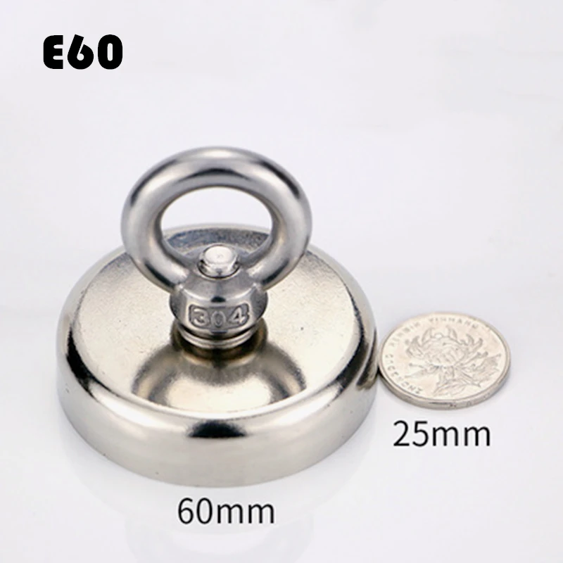 1pcs D60mm Super Powerful Neodymium Magnets Free Shipping Hook Salvage Magnet River Magnet Fishing Pot with Ring Search Magnet
1pcs D60mm Super Powerful Neodymium Magnets Free Shipping Hook Salvage Magnet River Magnet Fishing Pot with Ring Search Magnet