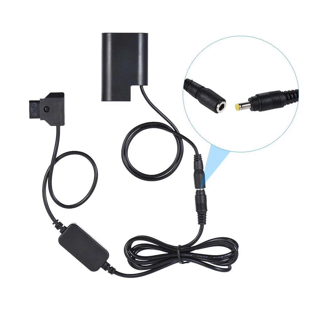Andoer V-mount / Anton Bauer D-Tap to DMW-DCC12 DC Coupler Cable Dummy Battery Adapter for DMC-GH5/GH4/GH3
Andoer V-mount / Anton Bauer D-Tap to DMW-DCC12 DC Coupler Cable Dummy Battery Adapter for DMC-GH5/GH4/GH3