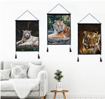 Vivid Tiger Dignity Animal Modern Art Room Fabrics Cotton Linen Painting House Vintage Wall Bar Home Decor Gift
Vivid Tiger Dignity Animal Modern Art Room Fabrics Cotton Linen Painting House Vintage Wall Bar Home Decor Gift