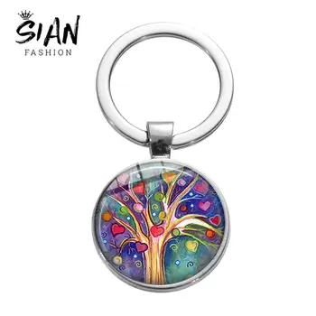 SIAN Tree of Life Keychain Art Key Chain Key Rings Life Tree Pendant Glass Cabochon Jewelry Keychains Keyrings Unisex Wholesale
SIAN Tree of Life Keychain Art Key Chain Key Rings Life Tree Pendant Glass Cabochon Jewelry Keychains Keyrings Unisex Wholesale