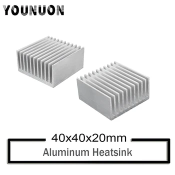10Pcs YOUNUON 40mm heatsink 40x40x20mm LED Aluminum Heatinks CPU GPU Card Cooling Cooler Heat Sink Heatsink
10Pcs YOUNUON 40mm heatsink 40x40x20mm LED Aluminum Heatinks CPU GPU Card Cooling Cooler Heat Sink Heatsink