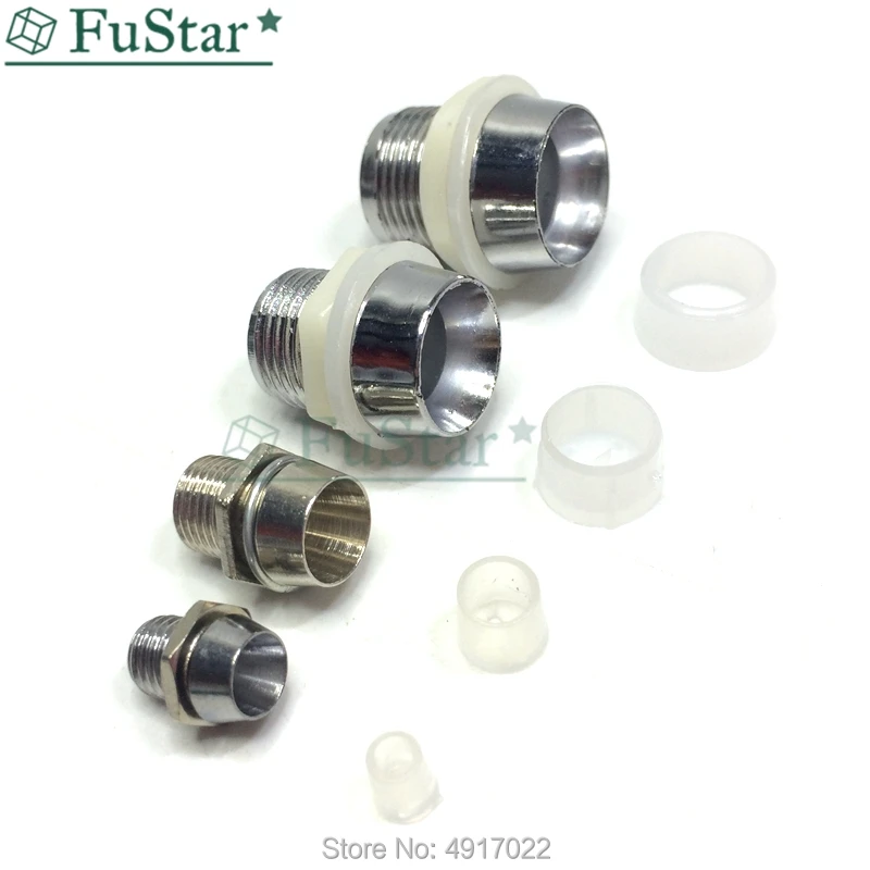New 50 Pcs 5mm Chrome Metal LED Bezel Plastic Holder Panel Display Silver BKR