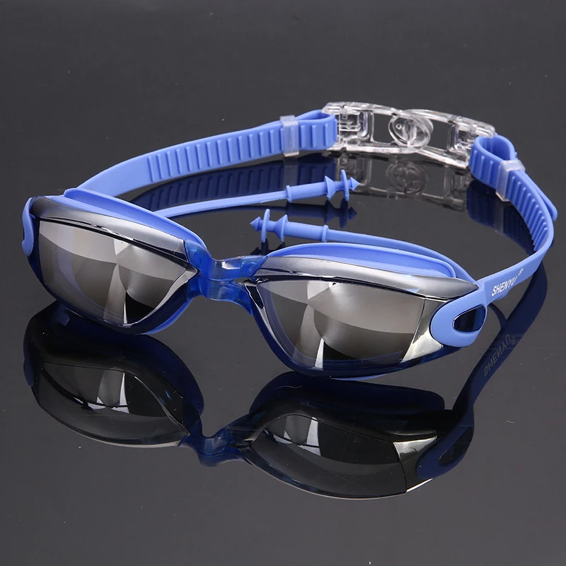 Anti-Fog UV Protection Adjustable Swimming Goggles Men Women Waterproof Silicone Glasses Adult Eyewear with Intergrated Earplugs
Anti-Fog UV Protection Adjustable Swimming Goggles Men Women Waterproof Silicone Glasses Adult Eyewear with Intergrated Earplugs