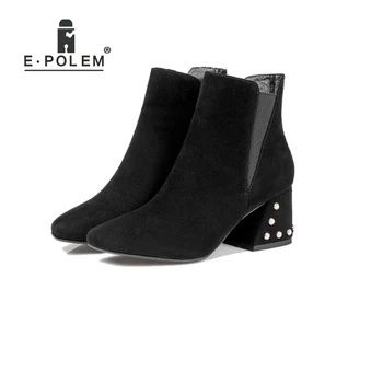 Trendy Women Winter Velvet Lining Chelsea Boots Rock Genuine Leather Boots High Heel Punk Rivets Pointed Toe Ankle Boots
Trendy Women Winter Velvet Lining Chelsea Boots Rock Genuine Leather Boots High Heel Punk Rivets Pointed Toe Ankle Boots