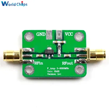 5~6000MHz Amplifier Gain 20dB RF Ultra-Wideband Power Amplifier Board Module DC 5V 85mA 5M-6GHz Converter Module 
5~6000MHz Amplifier Gain 20dB RF Ultra-Wideband Power Amplifier Board Module DC 5V 85mA 5M-6GHz Converter Module