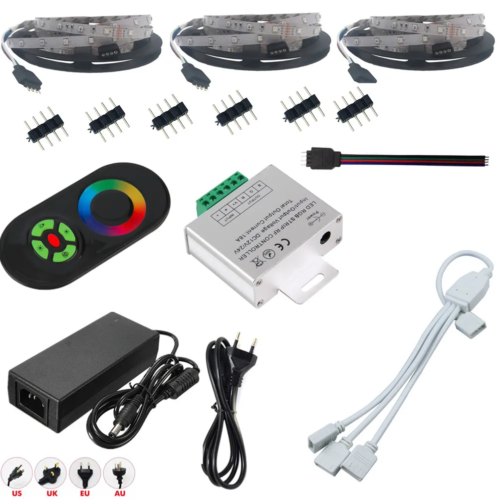 Водонепроницаемая светодиодная лента RGB SMD5050 20 м 60 светодиодов/м 15 Диодная