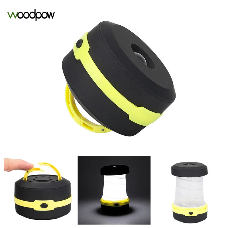 Woodpow Multifunction Retractable Outdoor Camping Lights LED 3 Modes Flexible Mini Emergency Lamp Tent Light Pocket Torch 3*AA
Woodpow Multifunction Retractable Outdoor Camping Lights LED 3 Modes Flexible Mini Emergency Lamp Tent Light Pocket Torch 3*AA