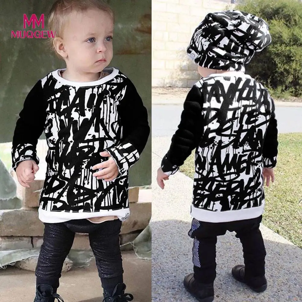 Free Shipping Fashion Toddler Baby Kids Boys Girls Long Sleeve Doodle Print Tops Outfits Clothes 2018 NEW Autumn Winter
Free Shipping Fashion Toddler Baby Kids Boys Girls Long Sleeve Doodle Print Tops Outfits Clothes 2018 NEW Autumn Winter