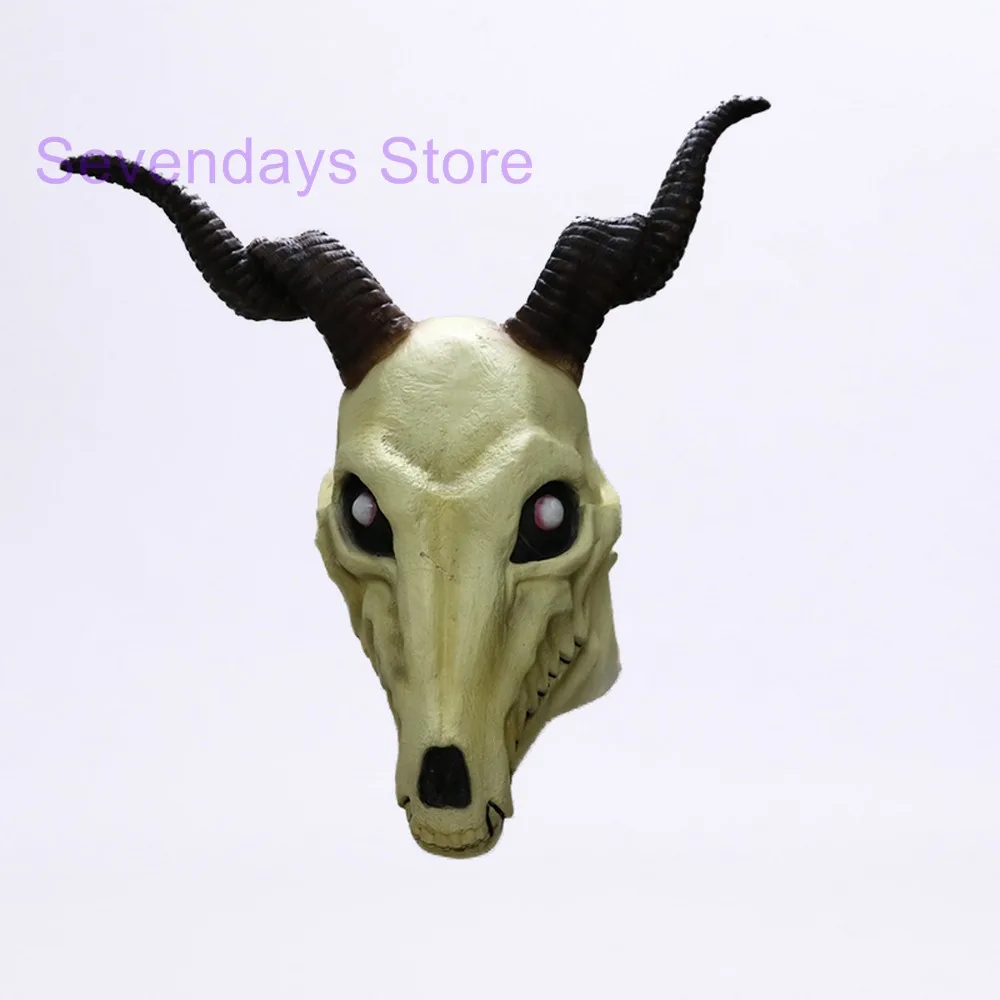 2017 Hot Sale Scary Movie The Ancient Magus' Bride mask Halloween Cosplay Demon Ghost Skull Full Head Mask Horror Cow Mask
2017 Hot Sale Scary Movie The Ancient Magus' Bride mask Halloween Cosplay Demon Ghost Skull Full Head Mask Horror Cow Mask