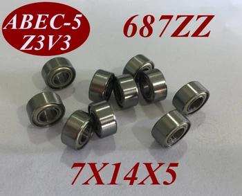 10Pcs 687Z 687ZZ 687 ZZ 687-Z 687-ZZ 7X14X5 MM 7*14*5 MM Miniature deep groove Ball Bearing For NSK FAG NTN SKF KOYO machine
10Pcs 687Z 687ZZ 687 ZZ 687-Z 687-ZZ 7X14X5 MM 7*14*5 MM Miniature deep groove Ball Bearing For NSK FAG NTN SKF KOYO machine