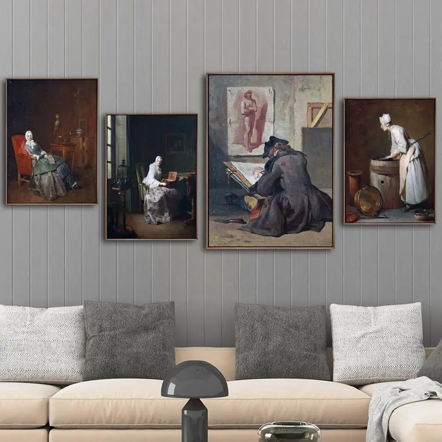 Home Decoration Print Canvas Art Wall Pictures for Living Room Poster Paitings French Chardin Jean-Baptiste-Simeon
Home Decoration Print Canvas Art Wall Pictures for Living Room Poster Paitings French Chardin Jean-Baptiste-Simeon