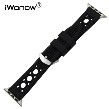 Silicone Rubber Watchband for iWatch Apple Watch Sport Edition 38mm 42mm Stainless Steel Buckle Band Strap Wrist Belt Bracelet
Silicone Rubber Watchband for iWatch Apple Watch Sport Edition 38mm 42mm Stainless Steel Buckle Band Strap Wrist Belt Bracelet