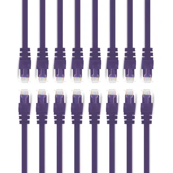 2 Feet Purple 350 MHz Cat5e UTP Ethernet Patch Cable Snagless 8P8C RJ45 Computer LAN Network Cord 16packs/lot
2 Feet Purple 350 MHz Cat5e UTP Ethernet Patch Cable Snagless 8P8C RJ45 Computer LAN Network Cord 16packs/lot
