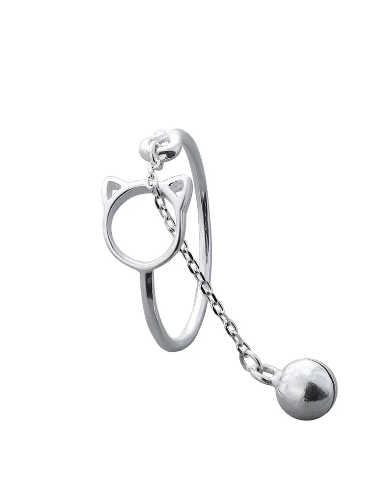 Romad 925 Sterling Silver Cat Bell Ring For Women Wedding Fashion Jewelry Bijoux Bague Femme Anillos Mujer
Romad 925 Sterling Silver Cat Bell Ring For Women Wedding Fashion Jewelry Bijoux Bague Femme Anillos Mujer