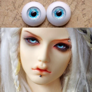 BJD eyes silver and light blue color eyeballs 14mm Acrylic eyes for 1/6 1/4 BJD SD DD doll accessories doll eyes
BJD eyes silver and light blue color eyeballs 14mm Acrylic eyes for 1/6 1/4 BJD SD DD doll accessories doll eyes