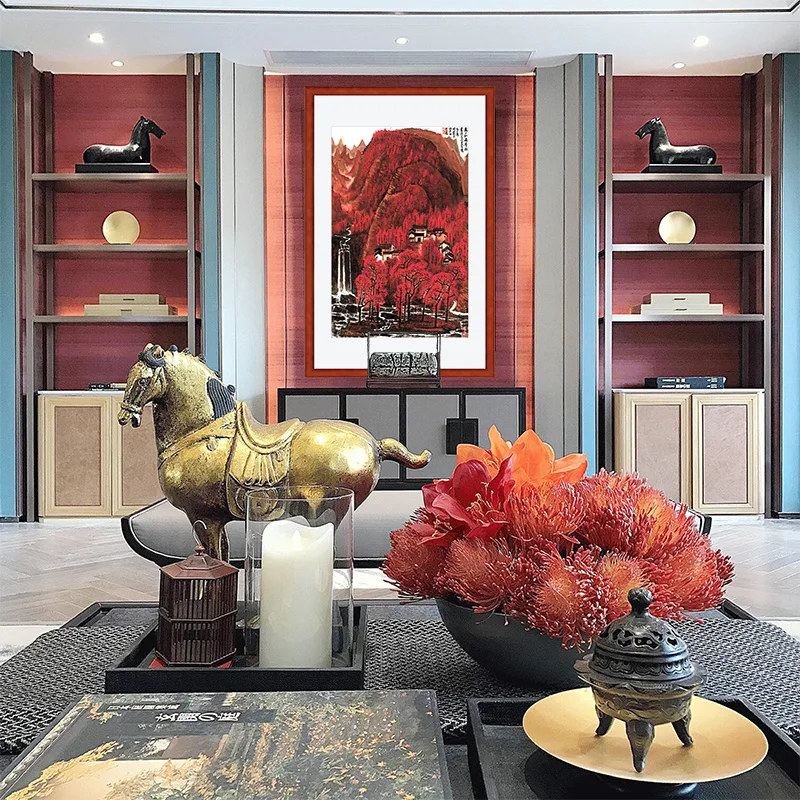 Китайская традиционная художественная живопись, декоративная картина для гостиной, бескаркасная картина 
Китайская традиционная художественная живопись, декоративная картина для гостиной, бескаркасная картина