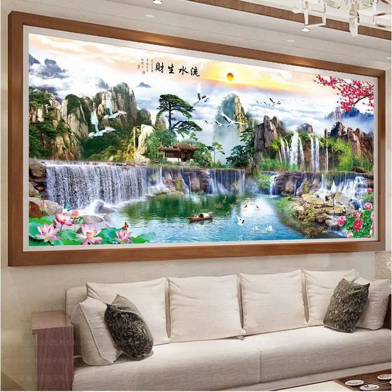 QIANZEHUI,Needlework,100% precision printing DIY Financial resources into landscape full embroidery cross stitch,Wall Home Decro
QIANZEHUI,Needlework,100% precision printing DIY Financial resources into landscape full embroidery cross stitch,Wall Home Decro
