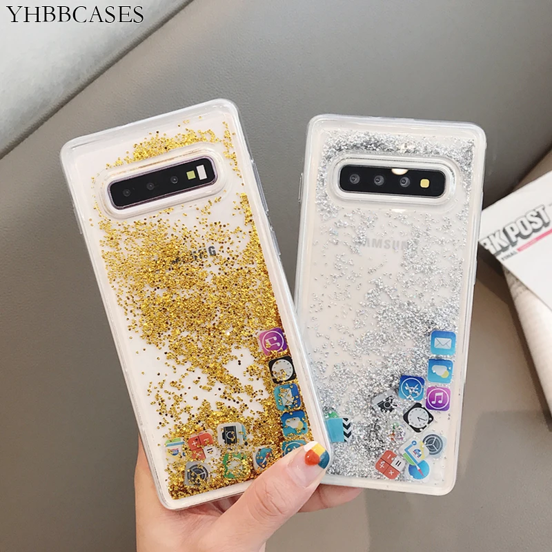 YHBBCASES Fashion Icon Crystal Clear Phone Cover For Samsung Galaxy S10 Plus Dynamic Liquid Glitter Powders Case For iPhone 6S 7
YHBBCASES Fashion Icon Crystal Clear Phone Cover For Samsung Galaxy S10 Plus Dynamic Liquid Glitter Powders Case For iPhone 6S 7