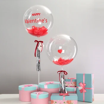 Valentine's Day Theme Vinyl Sticker Transparent Balloon with Goose Feather Tassel Cards Write Your Love DIY Gift for her
Valentine's Day Theme Vinyl Sticker Transparent Balloon with Goose Feather Tassel Cards Write Your Love DIY Gift for her