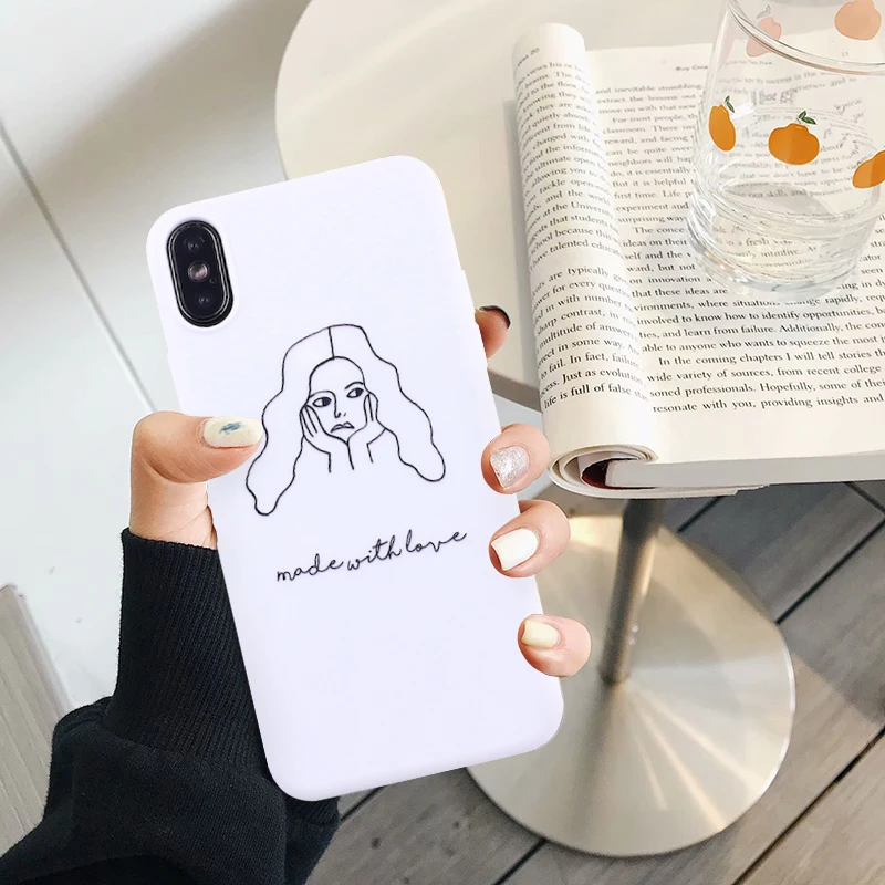 GYKZ Abstract Art Girl Face Fitted Case For iPhone X XS MAX XR 7 6 6s Plus Funny Soft Matte Silicone Phone Cover For iPhone 8
GYKZ Abstract Art Girl Face Fitted Case For iPhone X XS MAX XR 7 6 6s Plus Funny Soft Matte Silicone Phone Cover For iPhone 8