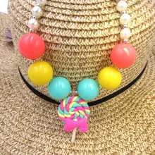3pcs 2018 New Kids Girls Lovely Candy Rainbow Lollipop Pendant Chunky Bubble Gum Choker Necklace Toddler Baby Dress Outfits Gift
3pcs 2018 New Kids Girls Lovely Candy Rainbow Lollipop Pendant Chunky Bubble Gum Choker Necklace Toddler Baby Dress Outfits Gift