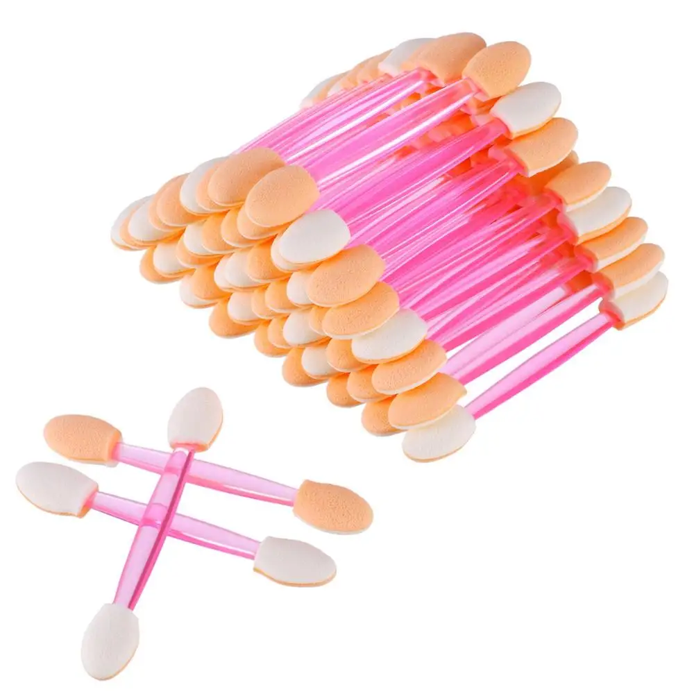 100pcs/pack Eyeshadow Sponge Makeup Brushes Applicator set Double-end Eye Shadow Eyeliner Lip Brush Make Up Sponge Brush Beauty
100pcs/pack Eyeshadow Sponge Makeup Brushes Applicator set Double-end Eye Shadow Eyeliner Lip Brush Make Up Sponge Brush Beauty