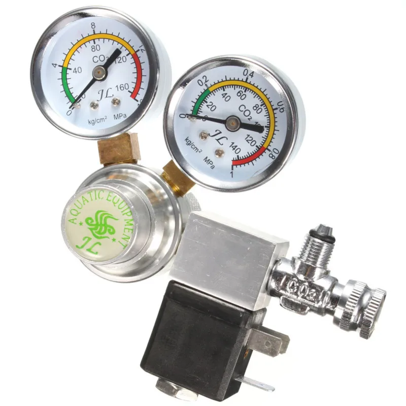 Home CO2 Regulator with Check Valve Bubble Counter magnetic Solenoid Valve Aquarium Carbon dioxide pressure-reducing valve
Home CO2 Regulator with Check Valve Bubble Counter magnetic Solenoid Valve Aquarium Carbon dioxide pressure-reducing valve