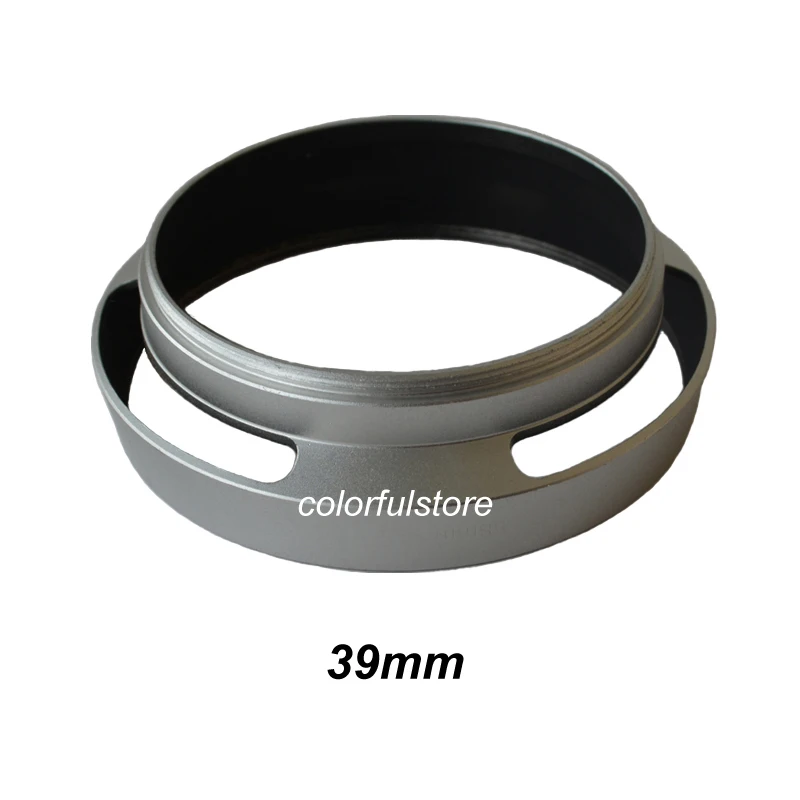 

39 39mm Aluminum Alloy Hollowed Hollow Out Camera Lens Lenses Hood Shade Cover for Sony Canon Nikon Pentax Olympus Fuji Filter