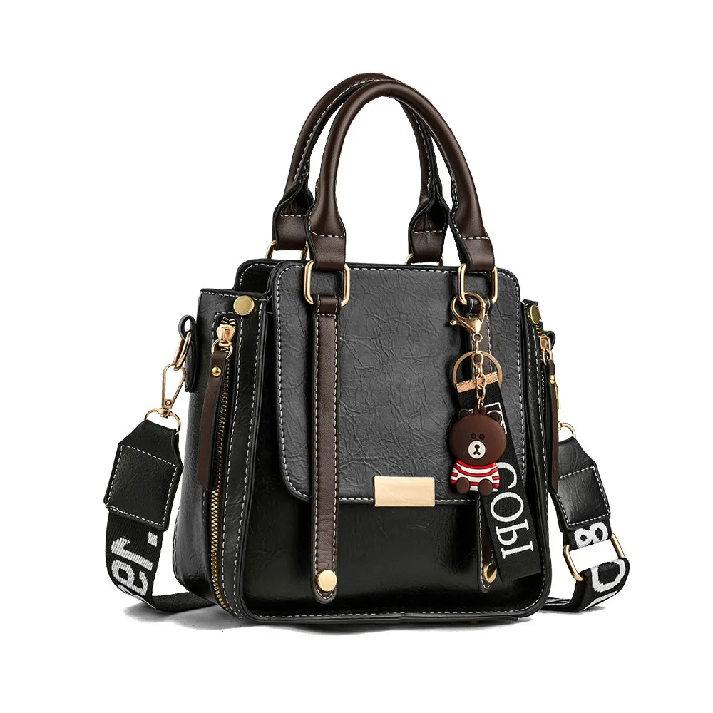2019 Bucket Handbags Women Bag PU Leather Shoulder Bag New Stylish Fashion Ladies Crossbody Bag with Cute Bear Totes for Female
2019 Bucket Handbags Women Bag PU Leather Shoulder Bag New Stylish Fashion Ladies Crossbody Bag with Cute Bear Totes for Female