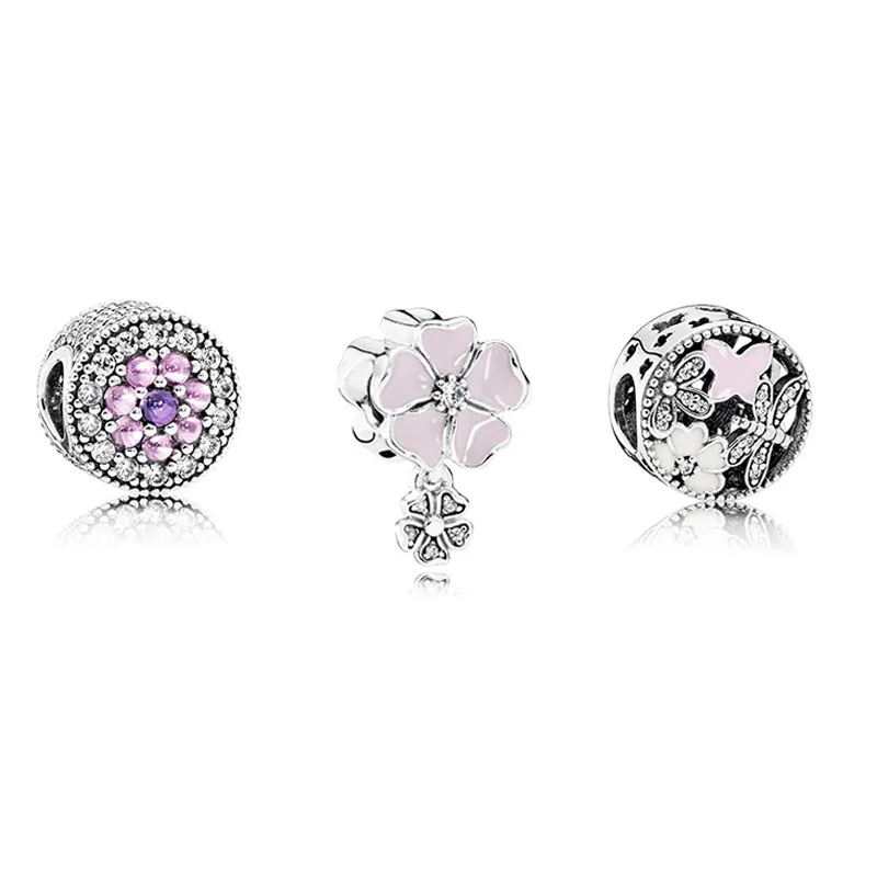 100% 925 Sterling Silver Sets Charming Butterfly Flower Beads Fits European Style Charm Bracelets & Necklace Women DIY Jewelry
100% 925 Sterling Silver Sets Charming Butterfly Flower Beads Fits European Style Charm Bracelets & Necklace Women DIY Jewelry