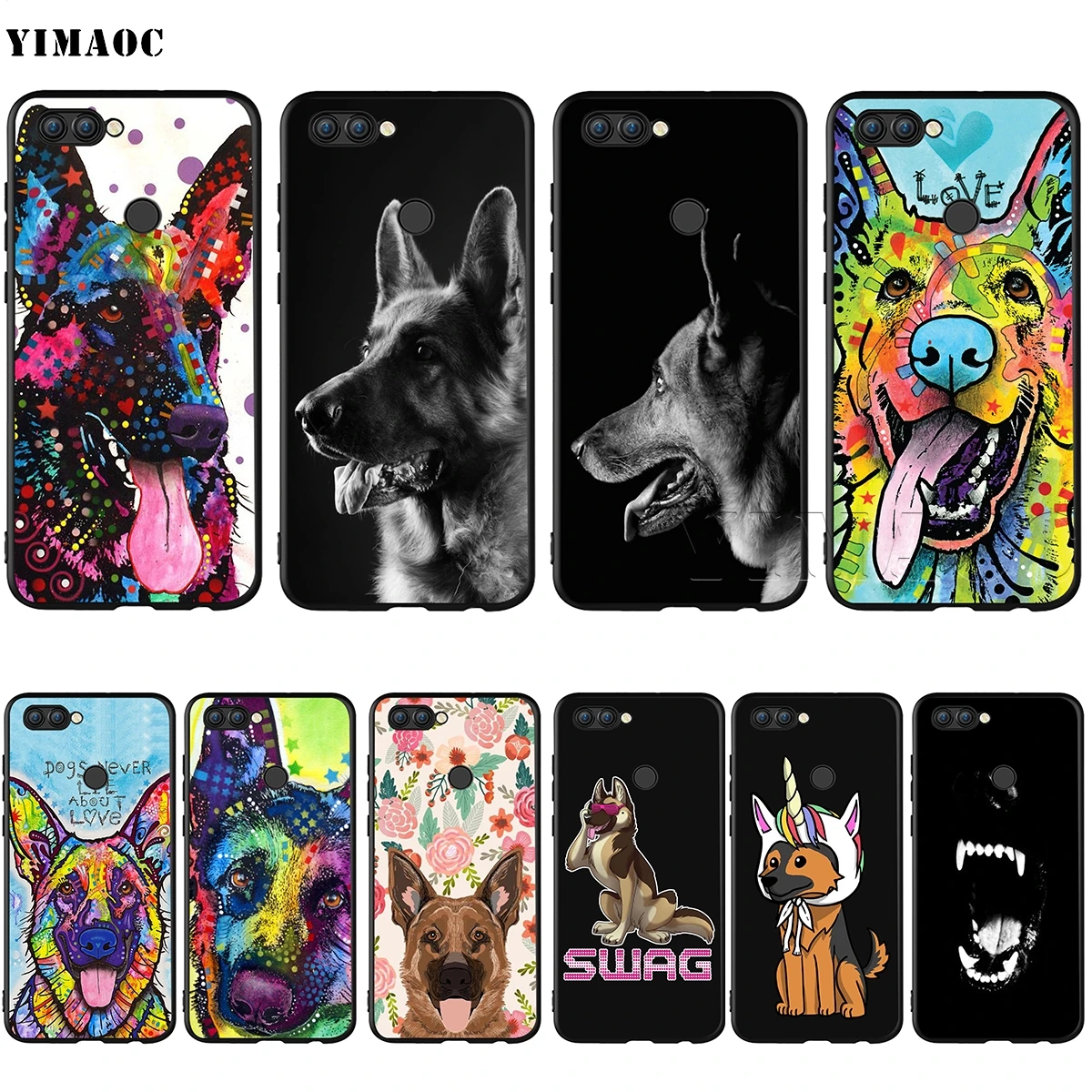 YIMAOC German Shepherd Dog Silicone Case for Huawei Mate 10 P8 P9 P10 P20 Lite Pro P Y7 Y9 Smart Mini 2017 2018
YIMAOC German Shepherd Dog Silicone Case for Huawei Mate 10 P8 P9 P10 P20 Lite Pro P Y7 Y9 Smart Mini 2017 2018