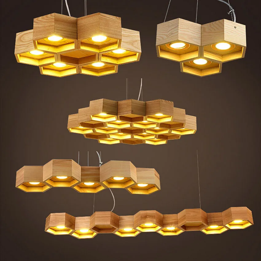 Vintage Wood industrial pendent lamp,3 kinds large Honeycomb LED pendant light handmade wooden Hanging Lamp for living room cafe
Vintage Wood industrial pendent lamp,3 kinds large Honeycomb LED pendant light handmade wooden Hanging Lamp for living room cafe