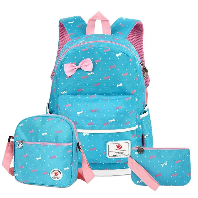 Vbiger 3 in 1 Kids School Bag Waterproof Nylon Polka Shoulder Travel Bag with Cell Phone Bags and Pencil Case for Teenage Girls
Vbiger 3 in 1 Kids School Bag Waterproof Nylon Polka Shoulder Travel Bag with Cell Phone Bags and Pencil Case for Teenage Girls